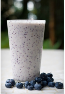 Blueberry Flaxseed Smoothie