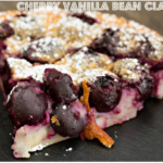 Cherry Vanilla Bean Clafouti